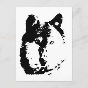 Cartão Postal Pop Art Wolf