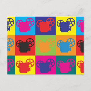 Cartão Postal Pop de arte de projeção