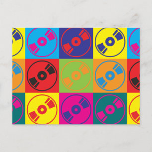 Cartão Postal Pop de áudio e vídeo
