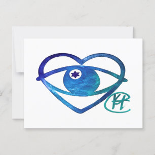 Cartão Postal Pop de Mau de Coração