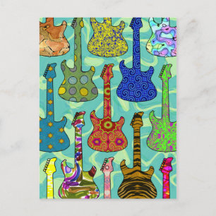 CARTÃO POSTAL POP GUITARS