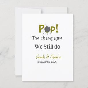 Cartão Postal Pop, o champanhe... ainda fazemos o nome de casal