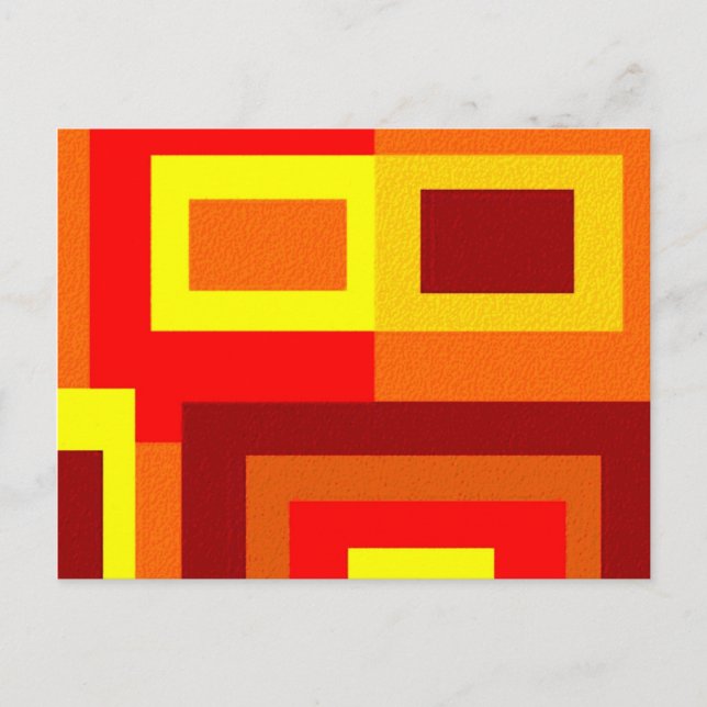 Cartão Postal Pop queimado (Frente)