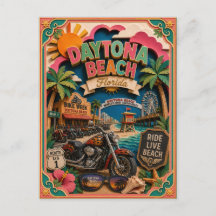 PopCut Estados Daytona Beach Flórida Arte de Papel
