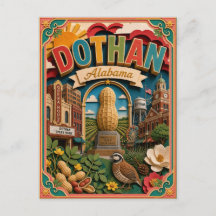 PopCut Estados Dothan Alabama Arte de Papel