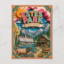 PopCut Estados Estes Park Colorado Arte de Papel