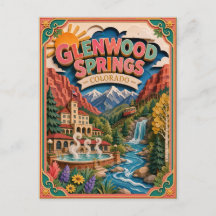 PopCut Estados Glenwood Springs Colorado Arte em P