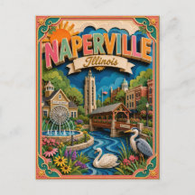 PopCut Estados Naperville Illinois Arte em Papel
