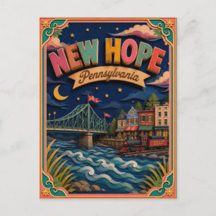 Cartão Postal PopCut Estados Nova Esperança Arte em Papel Pensil