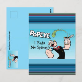 Cartão Postal Popeye Postcard