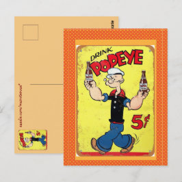 Cartão Postal Popeye Postcard