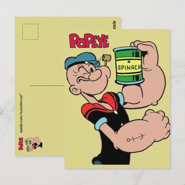 Cartão Postal Popeye Postcard (Frente/Verso)