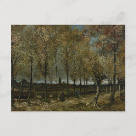Cartão Postal Poplars Near Nuenen por Vincent Van Gogh