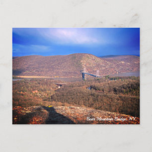 Cartão Postal Popolopen Trail View da ponte Bear Mountain