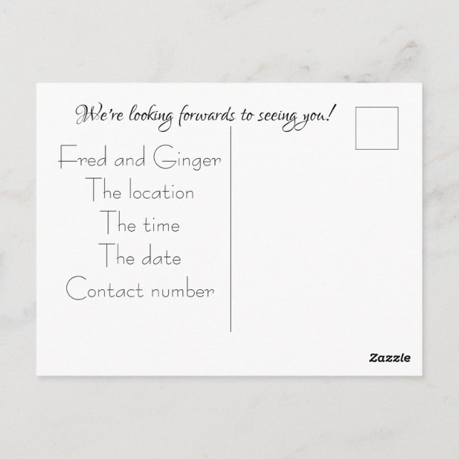 Cartão Postal Poppies de Casamento Crânio (Verso)