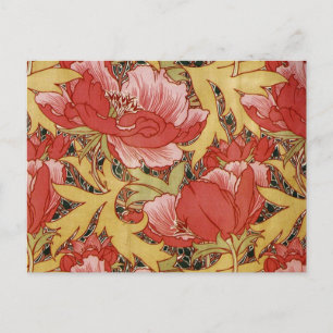 Cartão Postal Poppies de William Morris