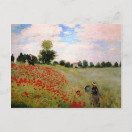 Cartão Postal Poppies Monet
