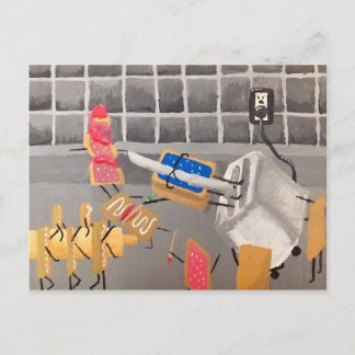 Cartão Postal PopTarts vs. Strudels de Torre