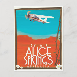 Cartão Postal Por Air - Alice Primavera Austrália