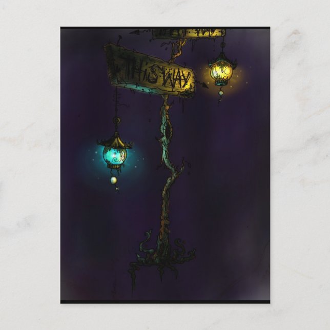 Cartão Postal Por aqui (Frente)