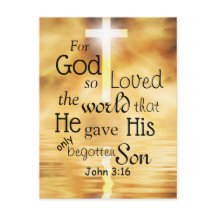 Por Deus, tão amado pelo mundo, a Bíblia John 3:16