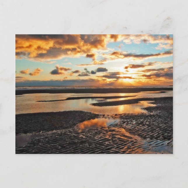 Cartão Postal pôr do sol (Frente)