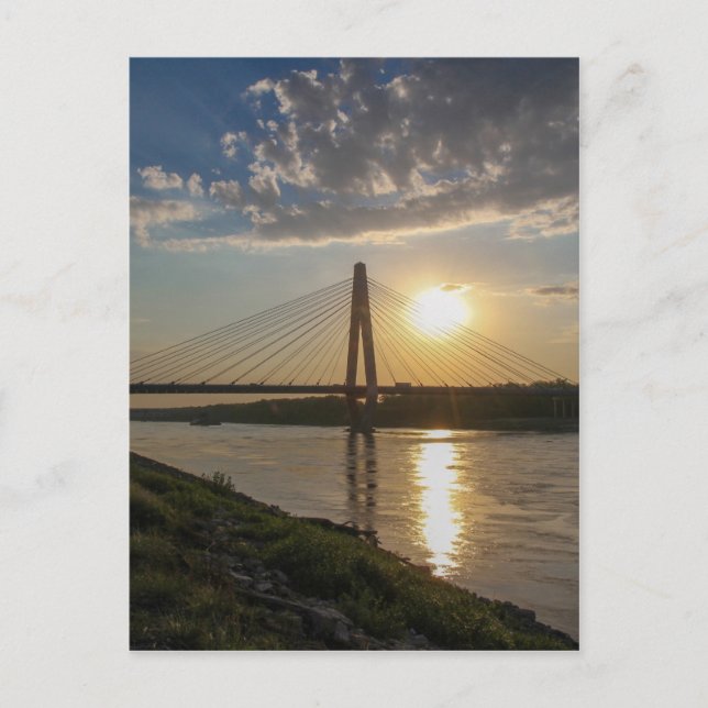 Cartão Postal pôr do sol (Frente)
