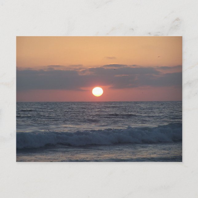 Cartão Postal por do sol (Frente)