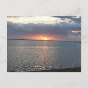 Cartão Postal pôr do sol