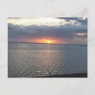 Cartão Postal pôr do sol