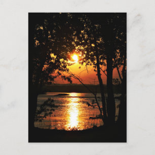 Cartão Postal pôr do sol