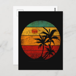 Cartão Postal pôr do sol