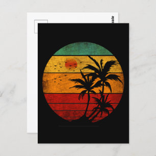 Cartão Postal pôr do sol  