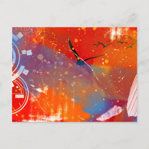 Cartão Postal pôr do sol