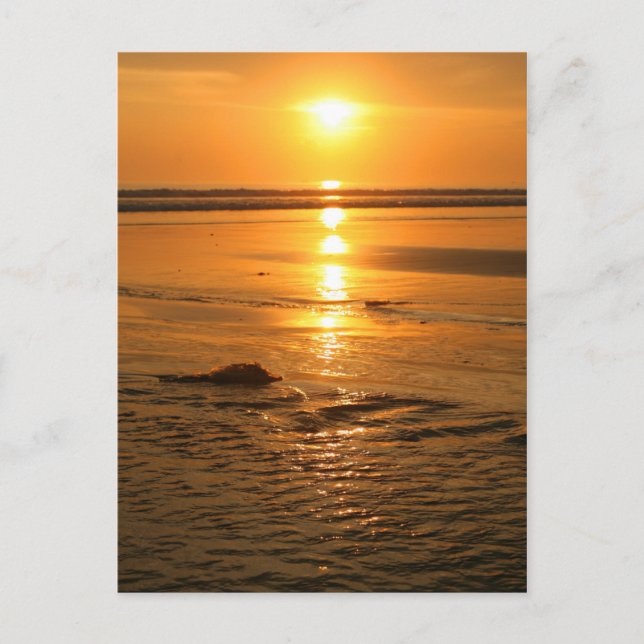 Cartão Postal Por do sol Bali (Frente)