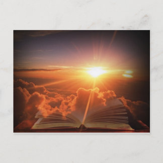 Cartão Postal Por do sol bíblico
