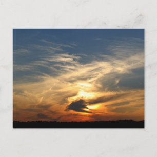 Cartão Postal Pôr do Sol Bonito