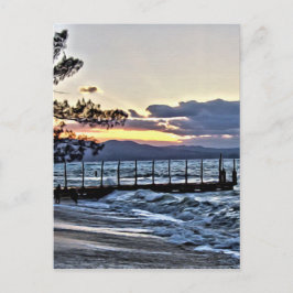 Cartão Postal Por do sol bonito em Montego Bay, Jamaica