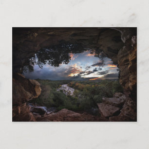 Cartão Postal Por do sol da angra de Barton - Austin, Texas