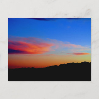 Cartão Postal pôr do sol de cerrillos