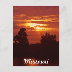 Cartão Postal Por do sol de Missouri
