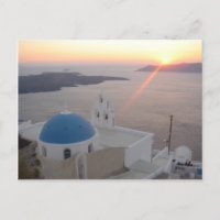 Por do sol de Santorini