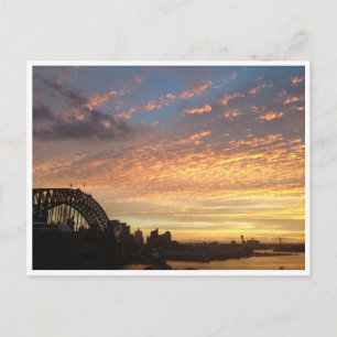 Cartão Postal pôr do sol de sydney