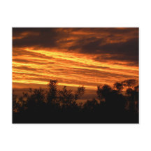 pôr do sol de verão em Canberra