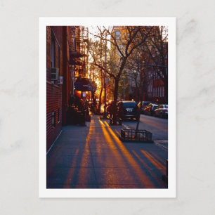 Cartão Postal POR DO SOL do GREENWICH VILLAGE (c) 2012 S.Tammany