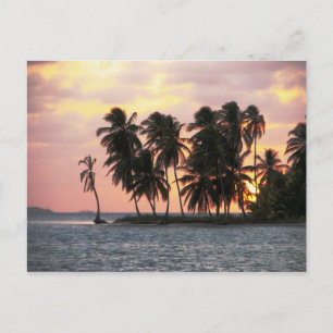 Cartão Postal Pôr do sol, E Lemmons, Kuna Yala, Panamá