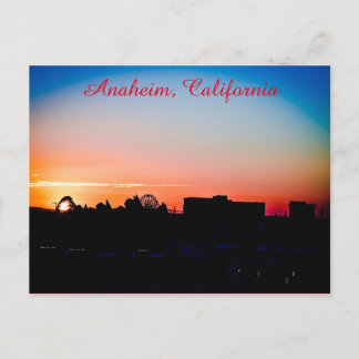 Cartão Postal Por do sol em Anaheim