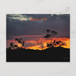 Cartão Postal Pôr do sol em Anza, CA