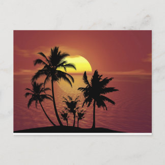 Cartão Postal Pôr do sol em Monterosso Cinque