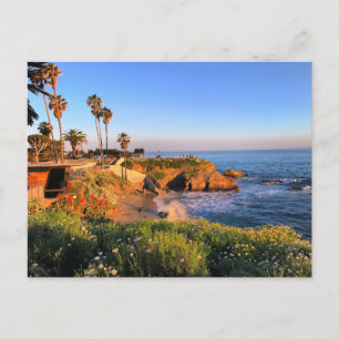 Cartão Postal Pôr do sol em San Diego
